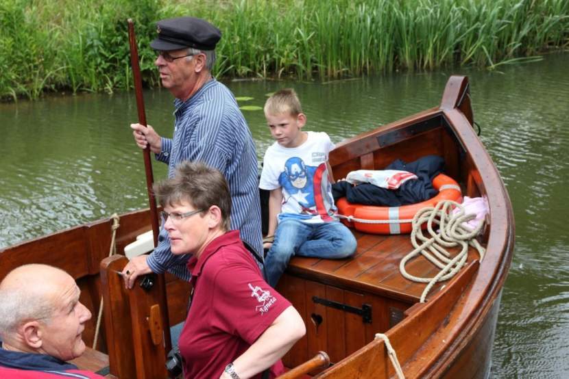 donateursmiddag varen met de Berkelzomp