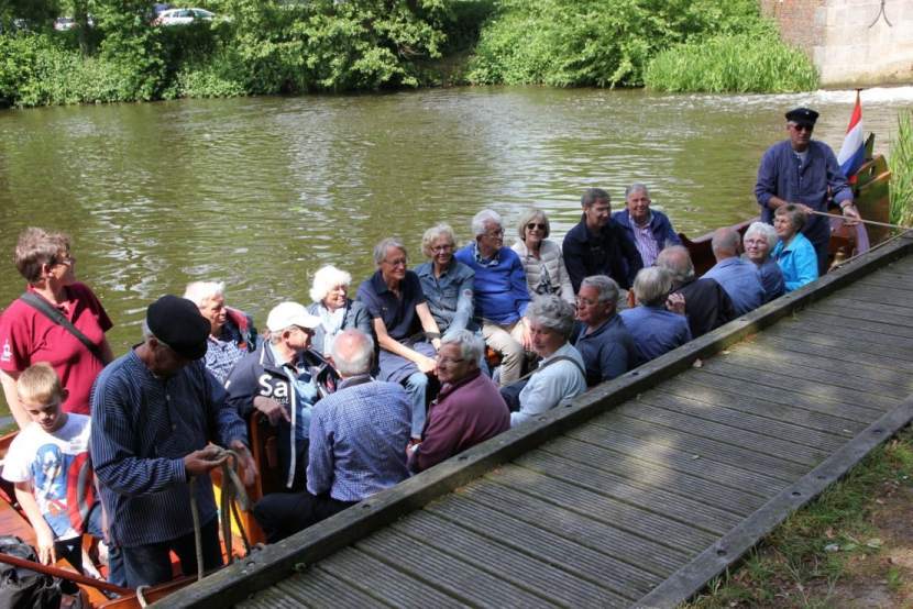 donateursmiddag varen met de Berkelzomp