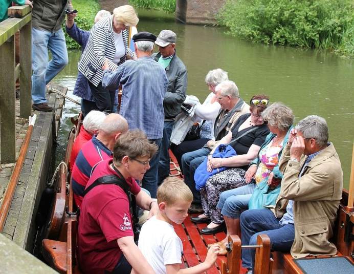 donateursmiddag varen met de Berkelzomp