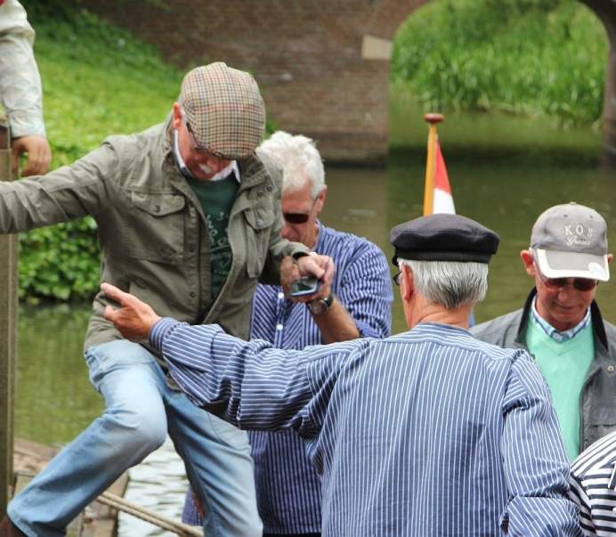 donateursmiddag varen met de Berkelzomp