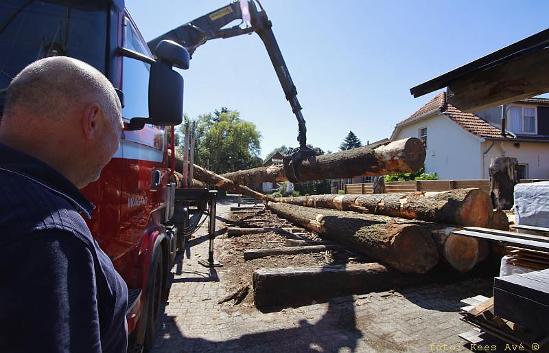 levering nieuwe voorraad hout